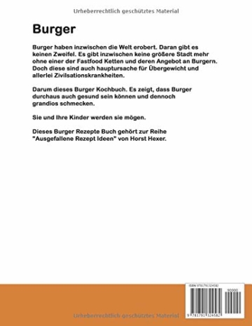 Burger - Ausgefallene Rezept Ideen: Burger mal ganz anders, vor allem gesund! - 2