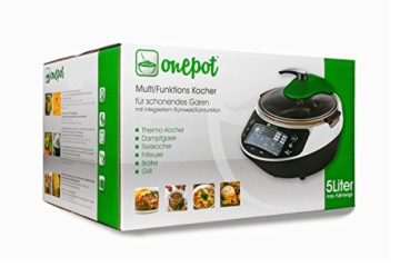Onepot SF-1705 Multikocher / Dampfgarer / Reiskocher / Slow Cooker  / Fritteuse / Joghurtbereiter / Brotbackautomat unter einem Deckel - 2