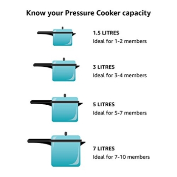 Prestige PPAPC5 Popular Pressure Cooker, 5 L, Silver - 6