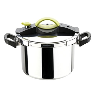 Sitram Schnellkochtopf 711160 Sitrapro mit Dämpfeinsatz, Silikon, 8 L - 2