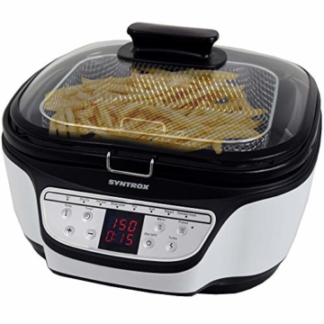 Syntrox Germany Programmierbarer Multicooker Multikocher 8in1 mit Digital Panel MC-1500W Variety - 6