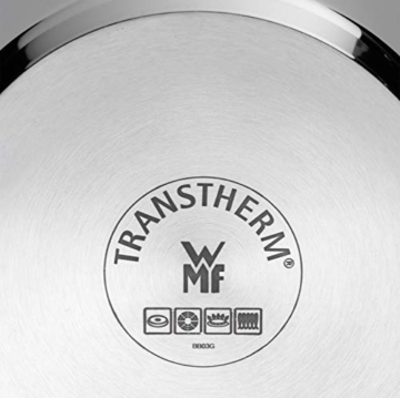 WMF Perfect Premium Schnellkochtopf Set 2-teilig 6,5l & 3,0l mit Einsatz-Set, Cromargan Edelstahl poliert, 2 Kochstufen Einhand-Kochstufenregler, induktionsgeeignet, spülmaschinengeeignet, Ø 22 cm - 6