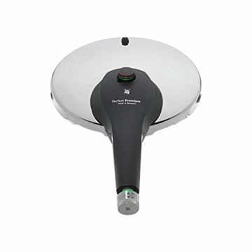 WMF Perfect Premium Schnellkochtopf Set 2-teilig 6,5l & 3,0l mit Einsatz-Set, Cromargan Edelstahl poliert, 2 Kochstufen Einhand-Kochstufenregler, induktionsgeeignet, spülmaschinengeeignet, Ø 22 cm - 7