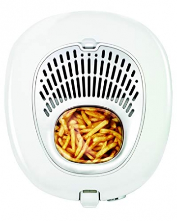 Moulinex AM4800 Mega 2kg Fritteuse | Fritteuse mit Öl | Anti-Geruchs-Filter | regelbare Temperatur | leichte Reinigung | knusprige Pommes | 1.800 Watt | für bis zu 8 Personen | Weiß/Silber - 6