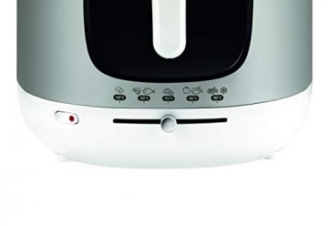 Moulinex AM4800 Mega 2kg Fritteuse | Fritteuse mit Öl | Anti-Geruchs-Filter | regelbare Temperatur | leichte Reinigung | knusprige Pommes | 1.800 Watt | für bis zu 8 Personen | Weiß/Silber - 8