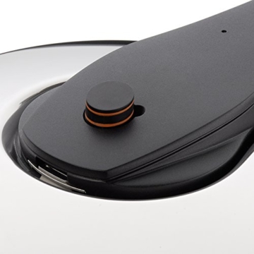 WMF Perfect Pro Schnellkochtopf 4,5l ohne Einsatz Ø 22cm Made in Germany Innenskalierung Cromargan Edelstahl induktionsgeeignet - 