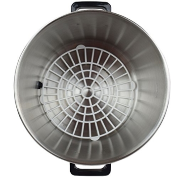 Syntrox Germany GK-2000W-SS 27 Liter vollautomatischer elektrischer Edelstahl Einkochautomat mit Zapfhahn Einkochtopf Glühweinautomat Glühweinkocher Heißgetränkeautomat Kaffeeautomat Schnellkochtopf - 5