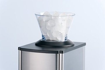 Trebs Edelstahl Eiscrusher ideal für Softdrinks, Cocktails oder kalte Nachtischzubereitung (1 kg zerkleinertes Eis pro Minute, Kapazität 3 Liter, 80 Watt) - 2