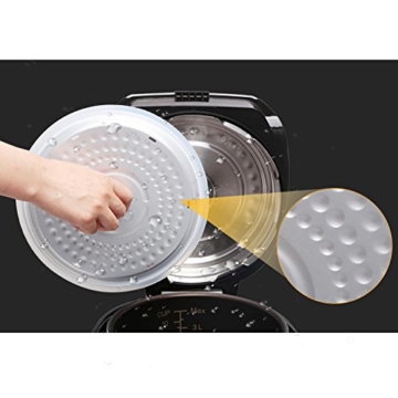 Aigostar Happy Chef 30IWY_ 7 in 1 Programmierbarer Elektrische Schnellkochtopf, Multikocher, Reiskocher und Dampfgarer Kochtopf, 24 Stunden Timer Multifunktion 5L, 900W.EINWEGVERPACKUNG. - 9