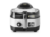 DeLonghi MultiFry Extra Chef FH1394/2 Heißluftfritteuse/Multicooker (1,7 kg Fassungsvermögen, 1.400W / 1.000W, 8 Portionen, SHS-Double-Pro, Rezepte-App) grau/weiß - 1