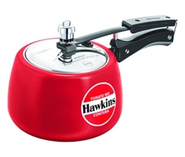 Hawkins Keramikbeschichtetes Contura Druckkocher, 3 L, Rot - 1