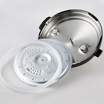 QAS 6L intelligente elektrische Schnellkochtopf Hause Multi-Funktions-Schnellkochtopf Reiskocher,Weinrot,6L - 8