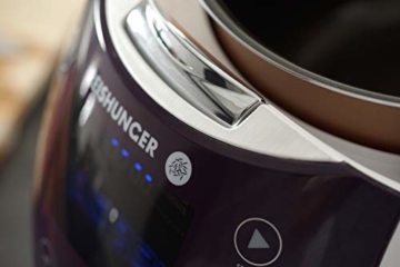 Reishunger Digitaler Reiskocher (1,5l/860W/220V) Multikocher mit 12 Programmen, 7-Phasen-Technologie, Premium-Innentopf, Timer- und Warmhaltefunktion – Reis für bis zu 8 Personen - 7