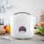 Reishunger Reiskocher (1,2l / 500W / 220V) Warmhaltefunktion, hochwertiger Innentopf, Löffel und Messbecher – Reis für bis zu 6 Personen - 5