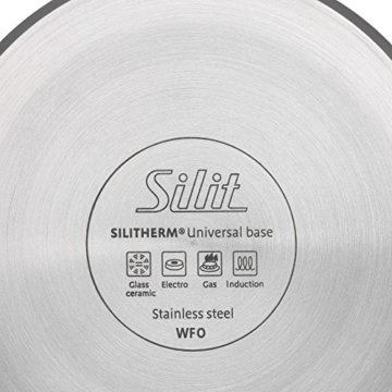 Silit Sicomatic classic Schnellkochtopf, 4,5 l, ohne Einsatz Edelstahl poliert, Innenskalierung, induktionsgeeignet, Ø 22 cm - 3