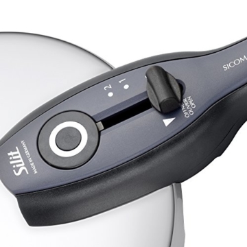 Silit Sicomatic t-plus Ersatzdeckel, für Schnellkochtopf, 2,5l, Edelstahl, Ø 18 cm - 3