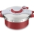 Tefal Clipso minut Duo Schnellkochtopf 5 L Aluminium mit 5 Sicherungssysteme und einfacher Verschluss mit einer Hand, grau und rot - 1