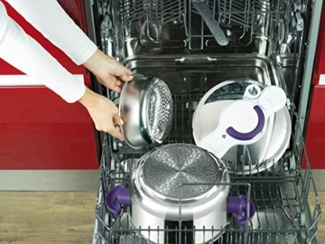 Tefal P4624805 Schnellkochtopf Clipso minut' Perfect 7,5 L + 'Mini-Zerkleinerer Color Art + Buch 100 Rezepte - 9