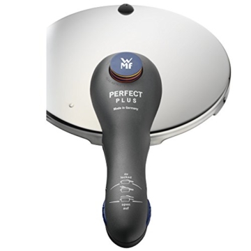 WMF Perfect Plus Ersatzdeckel für Schnellkochtopf 3,0l 4,5l, 6,5l 8,5l, Cromargan Edelstahl, Ø 22 cm - 2