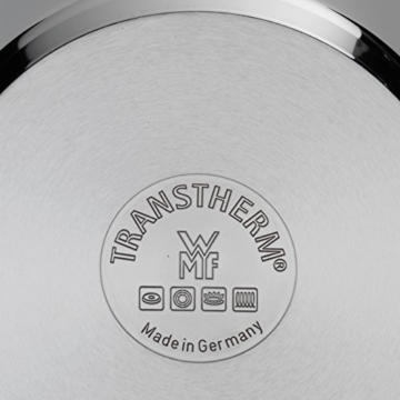WMF Perfect Pro Schnellkochtopf Set 2-teilig 4,5l & 3,0l mit Einsatz-Set, Cromargan Edelstahl poliert, 2 Kochstufen All-In-One Drehknopf, induktionsgeeignet, spülmaschinengeeignet, Ø 22 cm - 4