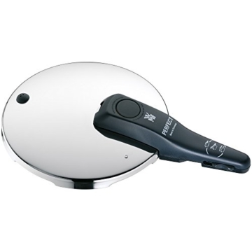 WMF Perfect Schnellkochtopf 2,5l, Cromargan Edelstahl poliert, 2 Kochstufen Einhand-Kochstufenregler, induktionsgeeignet, spülmaschinengeeignet, Ø 18 cm - 2